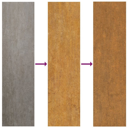 Planters 2 pcs 19.3"x18.5"x18.1" Corten Steel image 8