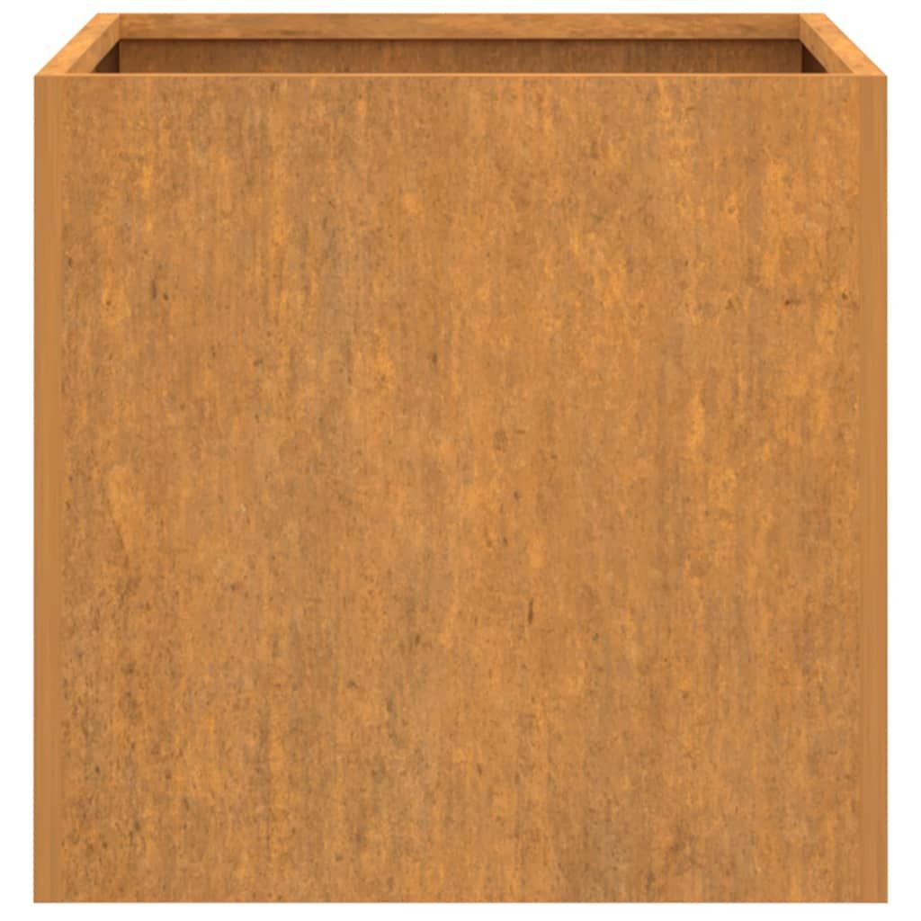 Planters 2 pcs 19.3"x18.5"x18.1" Corten Steel image 7