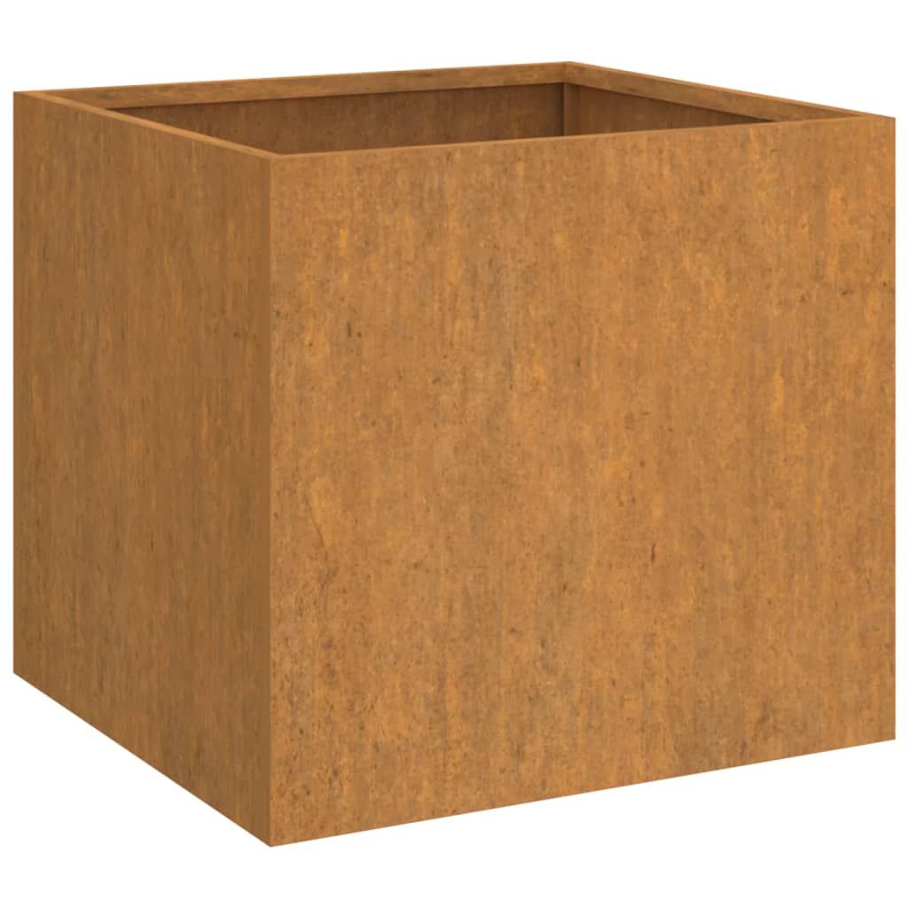 Planters 2 pcs 19.3"x18.5"x18.1" Corten Steel image 5