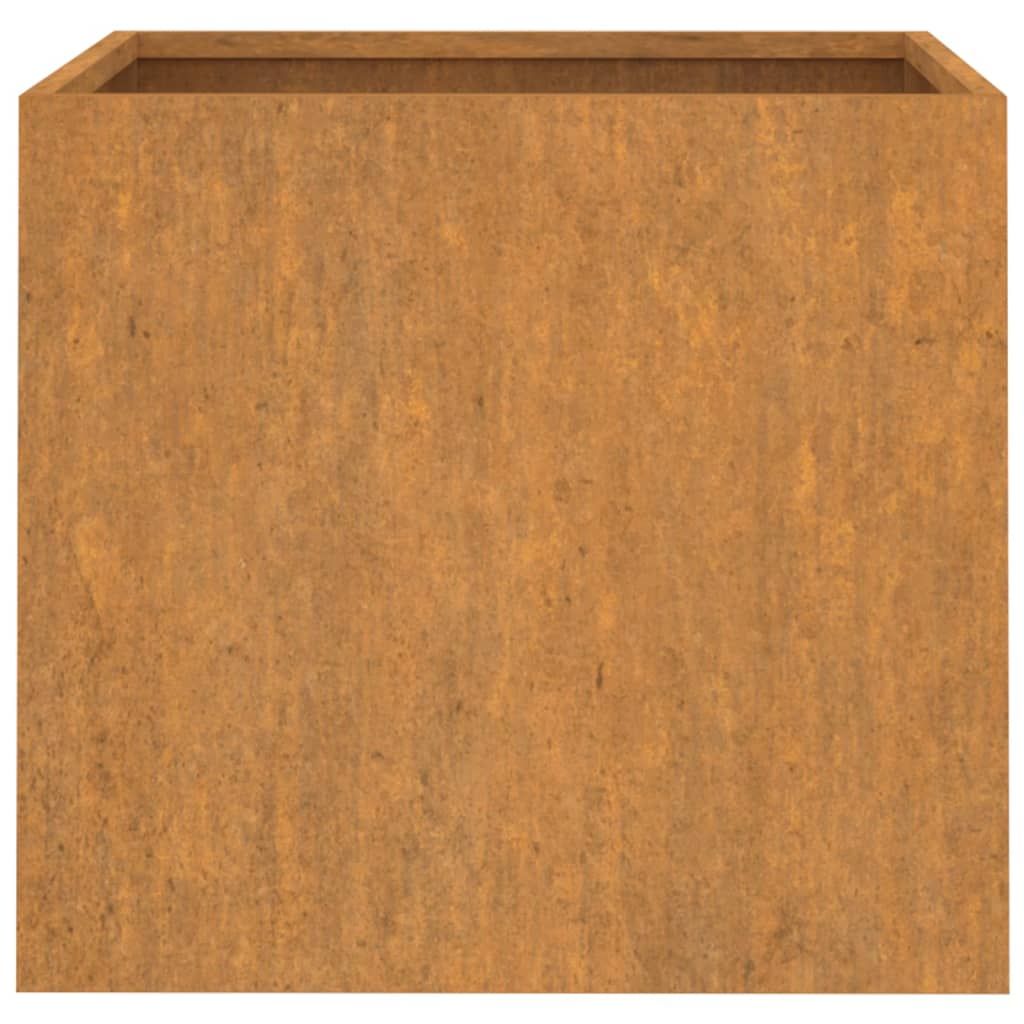 Planters 2 pcs 19.3"x18.5"x18.1" Corten Steel image 6