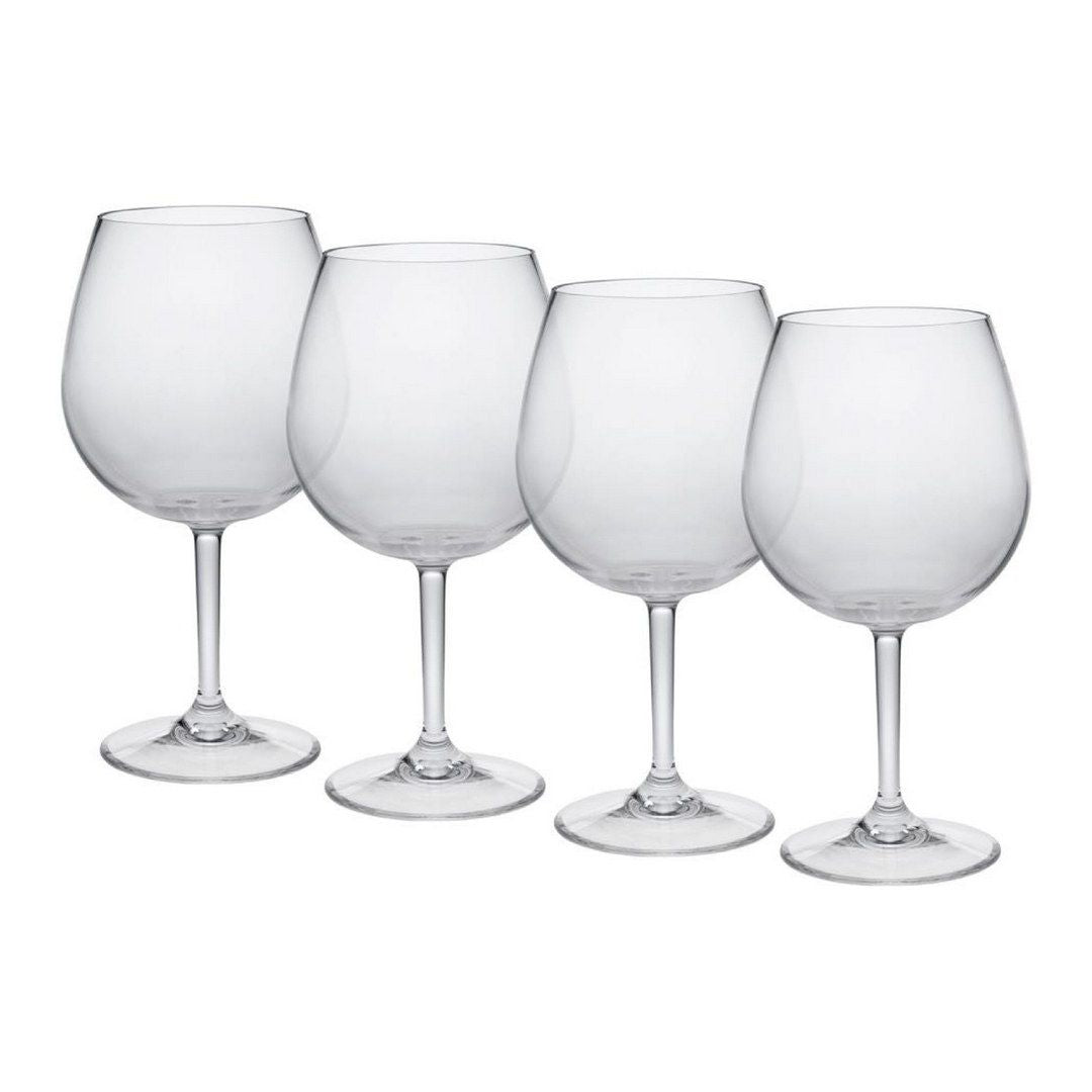 Plastic Wine Glasses Set of 4 (23oz), BPA Free Tritan Wine Glass Set, Unbreakable Red Wine Glasses, White Wine Glasses image 2