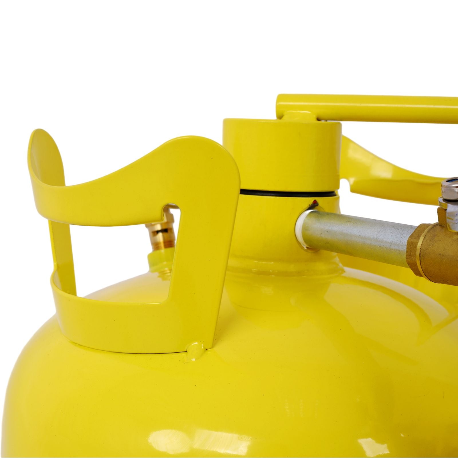 Portable 5-Gallons Air Sand Blaster Handle Sandblasting 5-Gal Air Media Abrasive Blasting Tank w/Blast Gun, yellow image 6