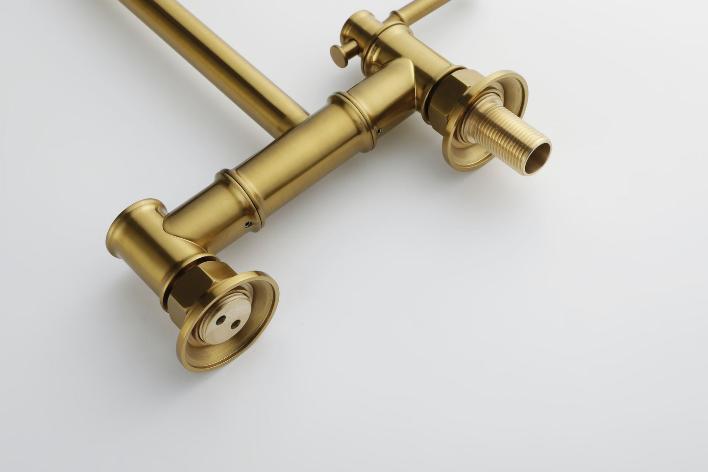 Pot Filler Faucet Wall Mount Pot Filler Faucet, Modern Brass Pot Filler Two-Attachment Wall Mount Folding Kitchen Pot Fi image 7