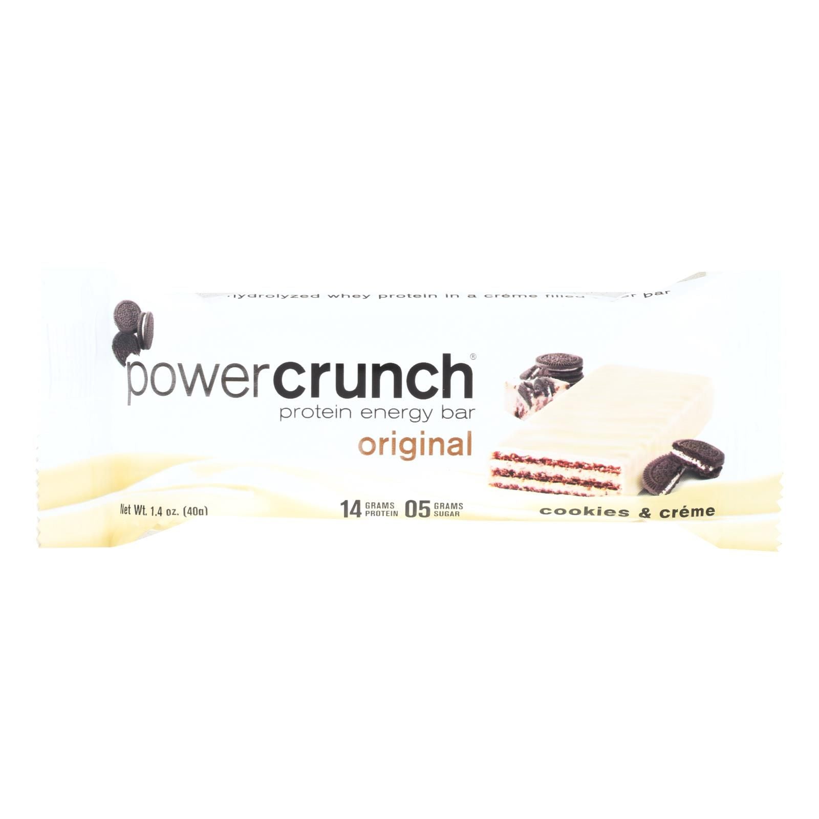 Power Crunch Bar - Cookies And Cream - Case Of 12 - 1.4 Oz image 1