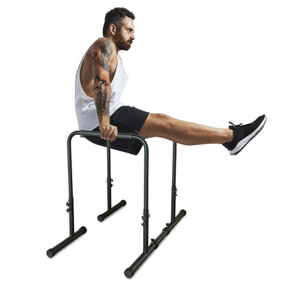 Power Tower Dip Station Pull Up Bar Stand Adjustable Height Heavy Duty Multi-Function Fitness Training Equipment image 3