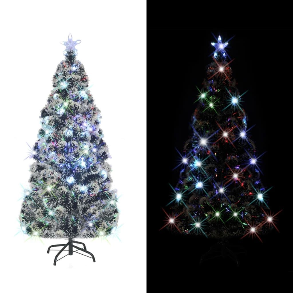 Pre-lit Christmas Tree with Stand 6 ft 220 Branches image 1