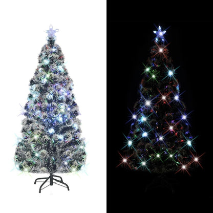 Pre-lit Christmas Tree with Stand 6 ft 220 Branches image 1