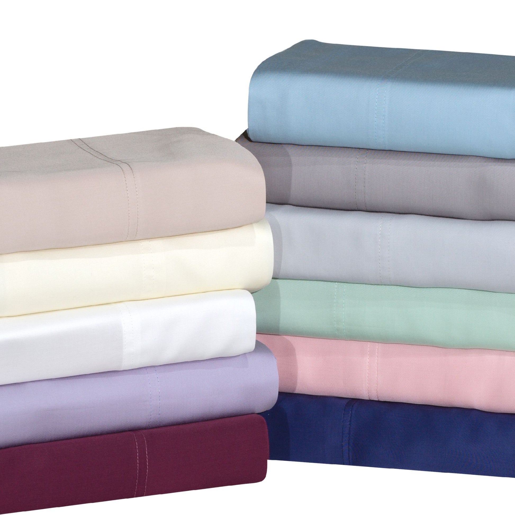 Premium Silky Soft 100% Tencel Lyocell Derived from Eucalyptus 4-Piece Sheet Set, Oeko-TEX Certified, King - Soft White image 6