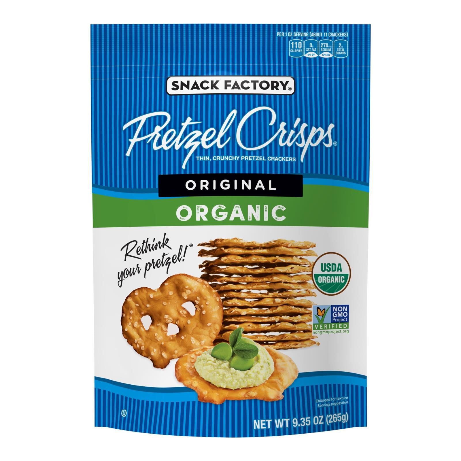 Pretzel Crisp - Pretzl Crisp Original - Case Of 12 - 9.35 Oz image 1