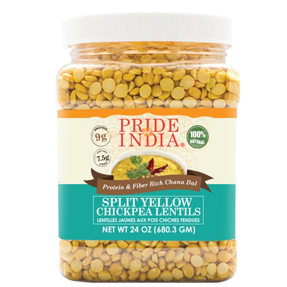 Pride Of India - Indian Split Yellow Chickpea Lentils - Protein & Fiber Rich Chana Dal image 7