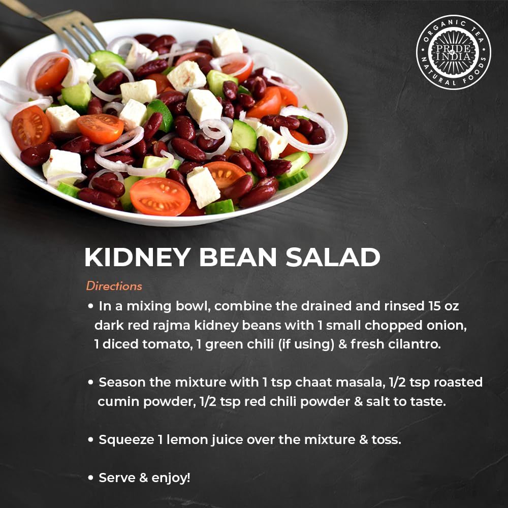 Pride Of India - Indian Whole Dark Kidney Beans - Protein & Fiber Rich Rajma image 7