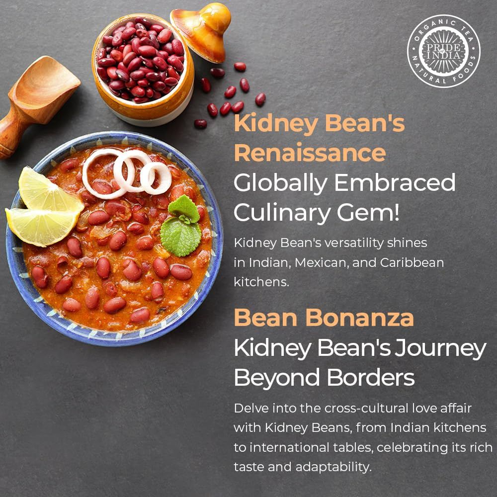 Pride Of India - Indian Whole Dark Kidney Beans - Protein & Fiber Rich Rajma image 6
