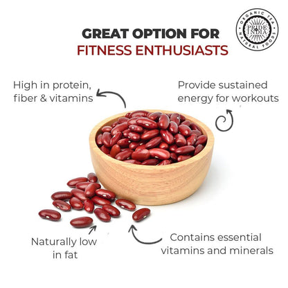 Pride Of India - Indian Whole Dark Kidney Beans - Protein & Fiber Rich Rajma image 4