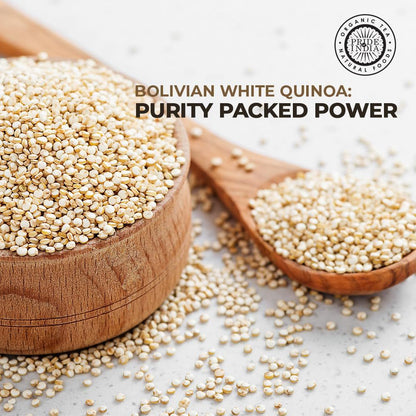Pride Of India - Natural White Royal Quinoa - 100% Bolivian Superior Grade Protein Rich Whole Grain image 2