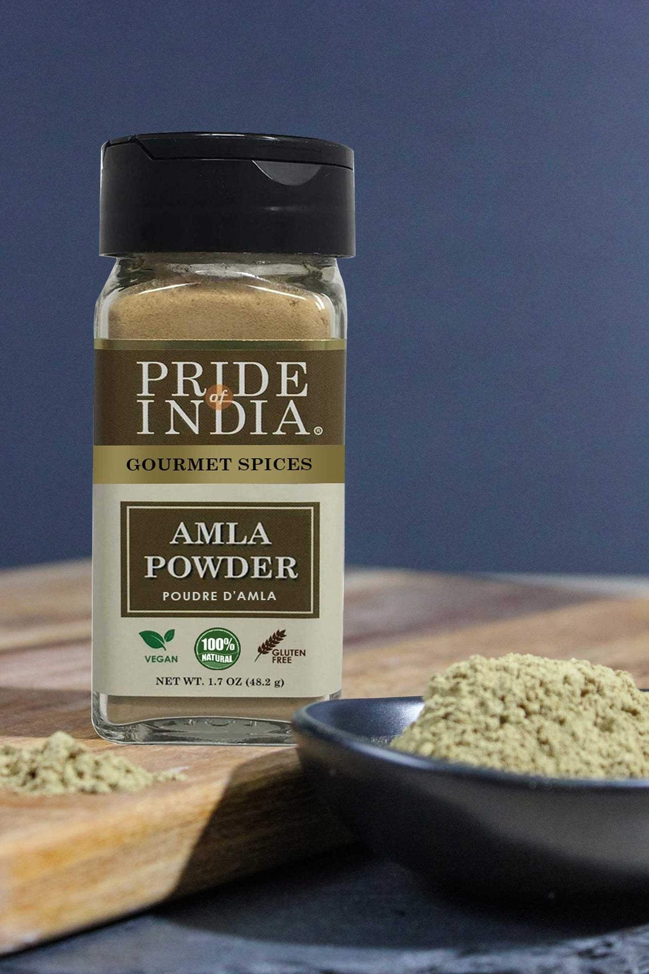 Pride of India – Amla Powder – Gourmet Spice – Tangy & Savory – Pure Indian Gooseberry Ground – Antioxidant Rich – GMO/G image 4