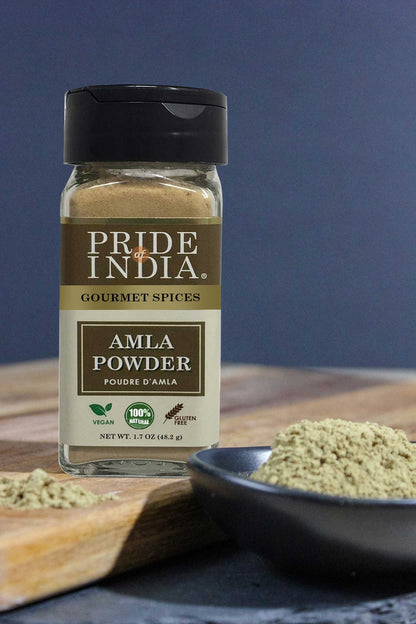 Pride of India – Amla Powder – Gourmet Spice – Tangy & Savory – Pure Indian Gooseberry Ground – Antioxidant Rich – GMO/G image 4