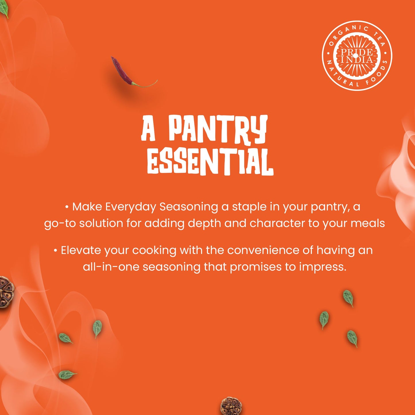 Pride of India Everyday Seasoning 2.3 oz (65 gm) w/ Convenient Grinder Cap Tangy Spicy All Purpose Mixes |Himalayan Pink image 6