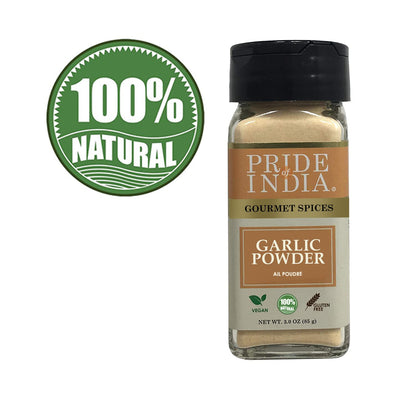 Pride of India – Garlic Fine Ground – Gourmet & Culinary Grade – Classic Seasoning to Pasta/Sauces/Dips/Bakes – Easy to  image 2