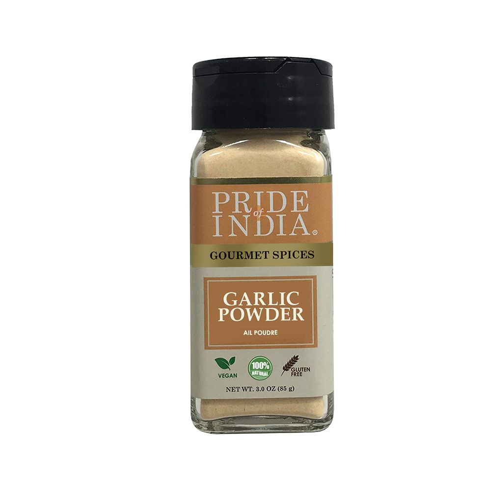 Pride of India – Garlic Fine Ground – Gourmet & Culinary Grade – Classic Seasoning to Pasta/Sauces/Dips/Bakes – Easy to  image 1