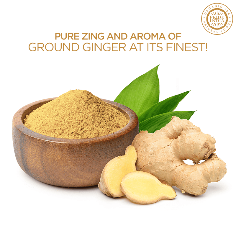 Pride of India | Ginger Fine Ground 6 oz (17 gm) Small Dual Sifter Jar | Easy to Use Blends Well | Perfect for Cooking,  image 3