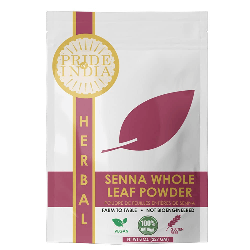 Pride of India | Senna Whole Leaf Powder 8 oz (227 gm) | Bitter & Pungent | Add it to smoothies, juices, hot water | Non image 1
