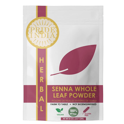 Pride of India | Senna Whole Leaf Powder 8 oz (227 gm) | Bitter & Pungent | Add it to smoothies, juices, hot water | Non image 1
