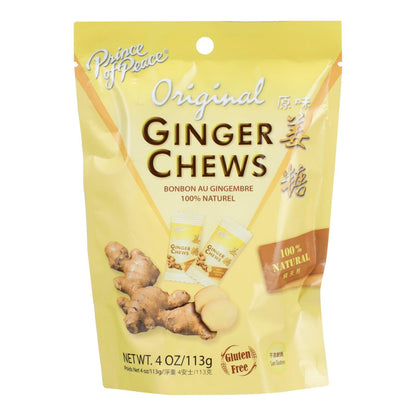 Prince Of Peace - Chews Ginger - 1 Each - 4 Oz image 1