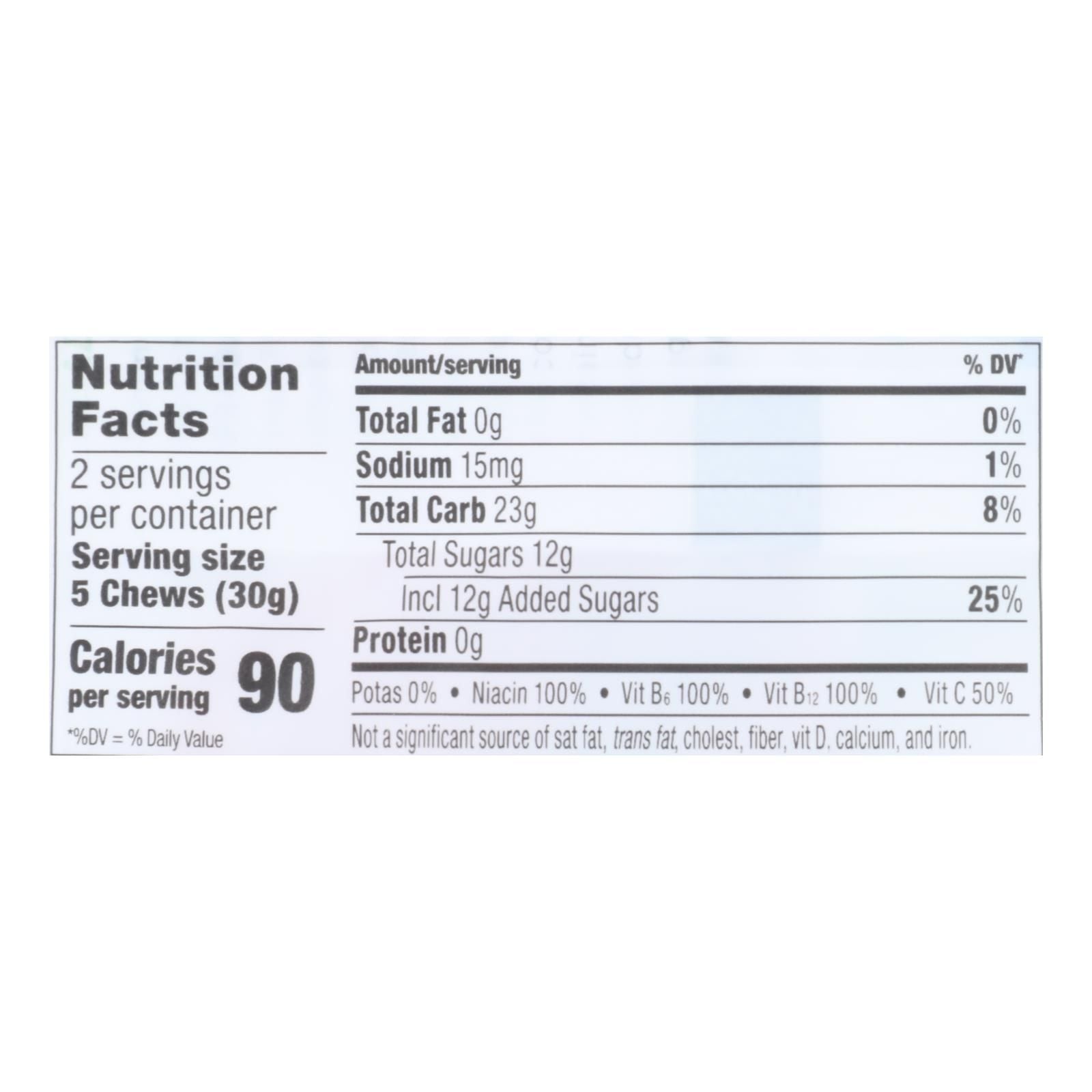 Probar Bolt Energy Chews - Organic Raspberry - 2.1 Oz - Case Of 12 image 3