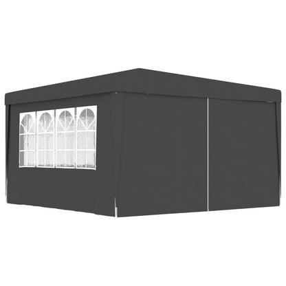 Professional Party Tent with Side Walls 13.1'x13.1'Anthracite 0.3 oz/ft² image 2