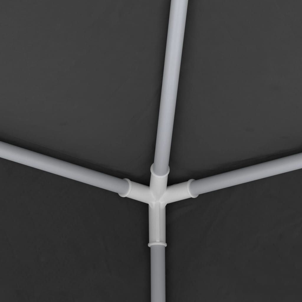 Professional Party Tent with Side Walls 13.1'x13.1'Anthracite 0.3 oz/ft² image 6