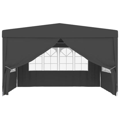 Professional Party Tent with Side Walls 13.1'x13.1'Anthracite 0.3 oz/ft² image 4