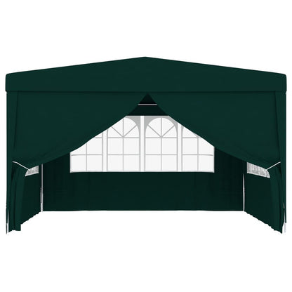 Professional Party Tent with Side Walls 13.1'x13.1'Green 0.3 oz/ft² image 4