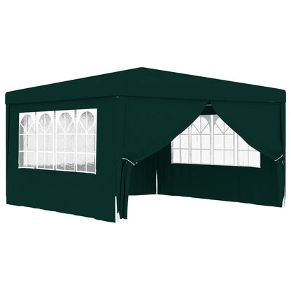 Professional Party Tent with Side Walls 13.1'x13.1'Green 0.3 oz/ft² image 3