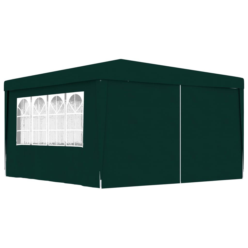 Professional Party Tent with Side Walls 13.1'x13.1'Green 0.3 oz/ft² image 2