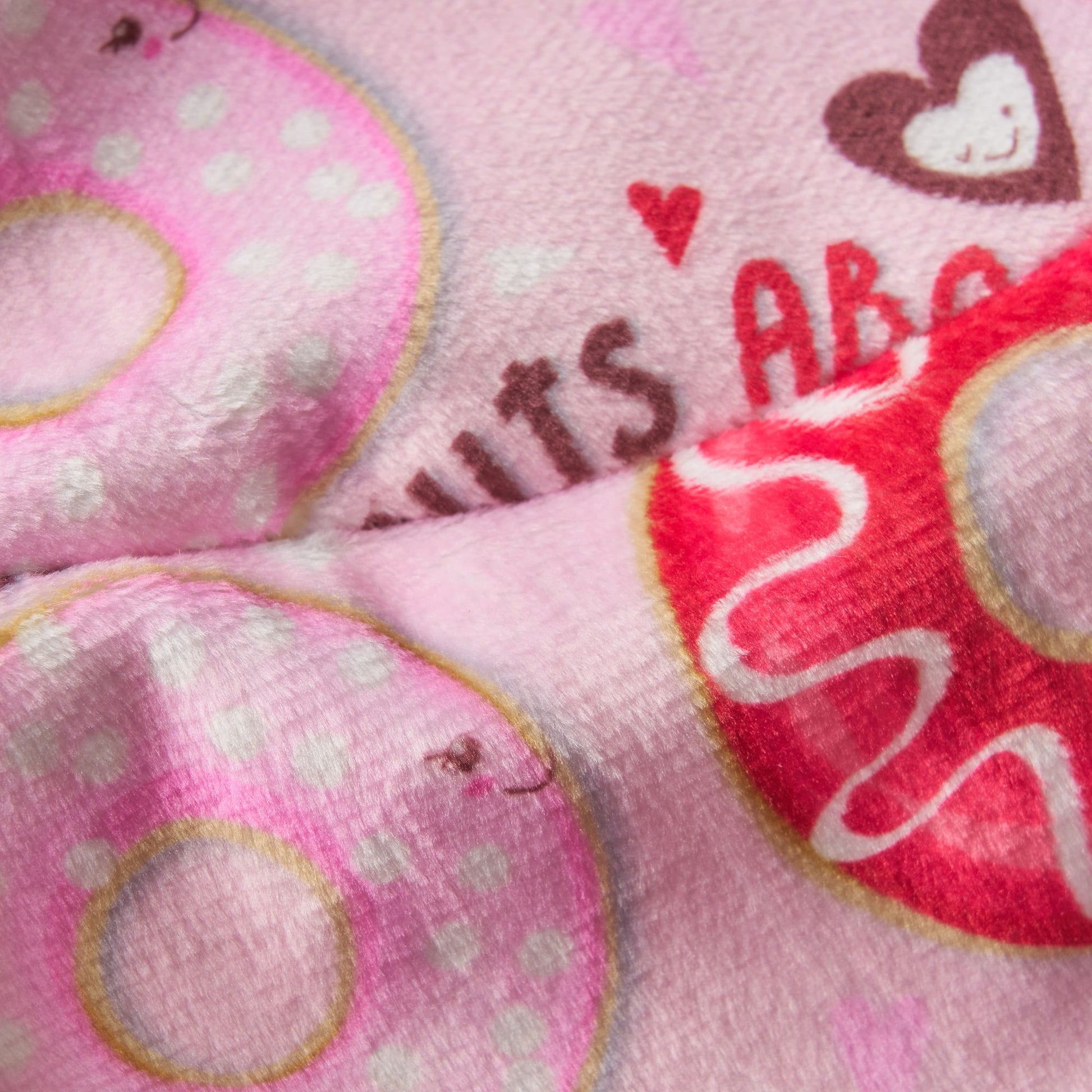 Puff-Puff 3 foot Rounded Bean Bag, Pink Donut Print image 4