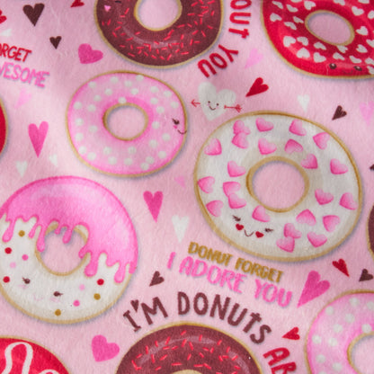 Puff-Puff 3 foot Rounded Bean Bag, Pink Donut Print image 2