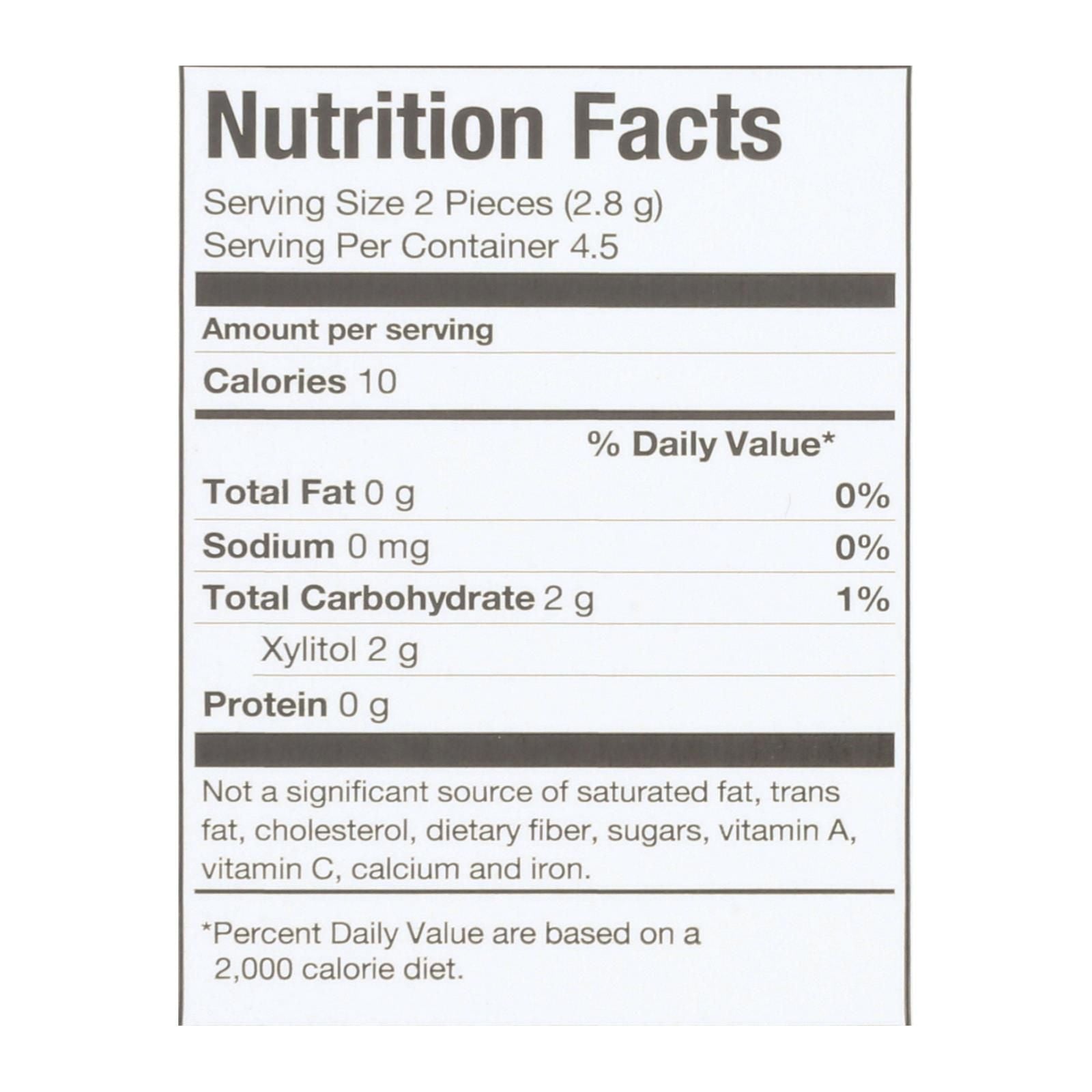 Pur Gum - Cinnamon - Aspartame Free - 9 Pieces - 12.6 G - Case Of 12 image 4