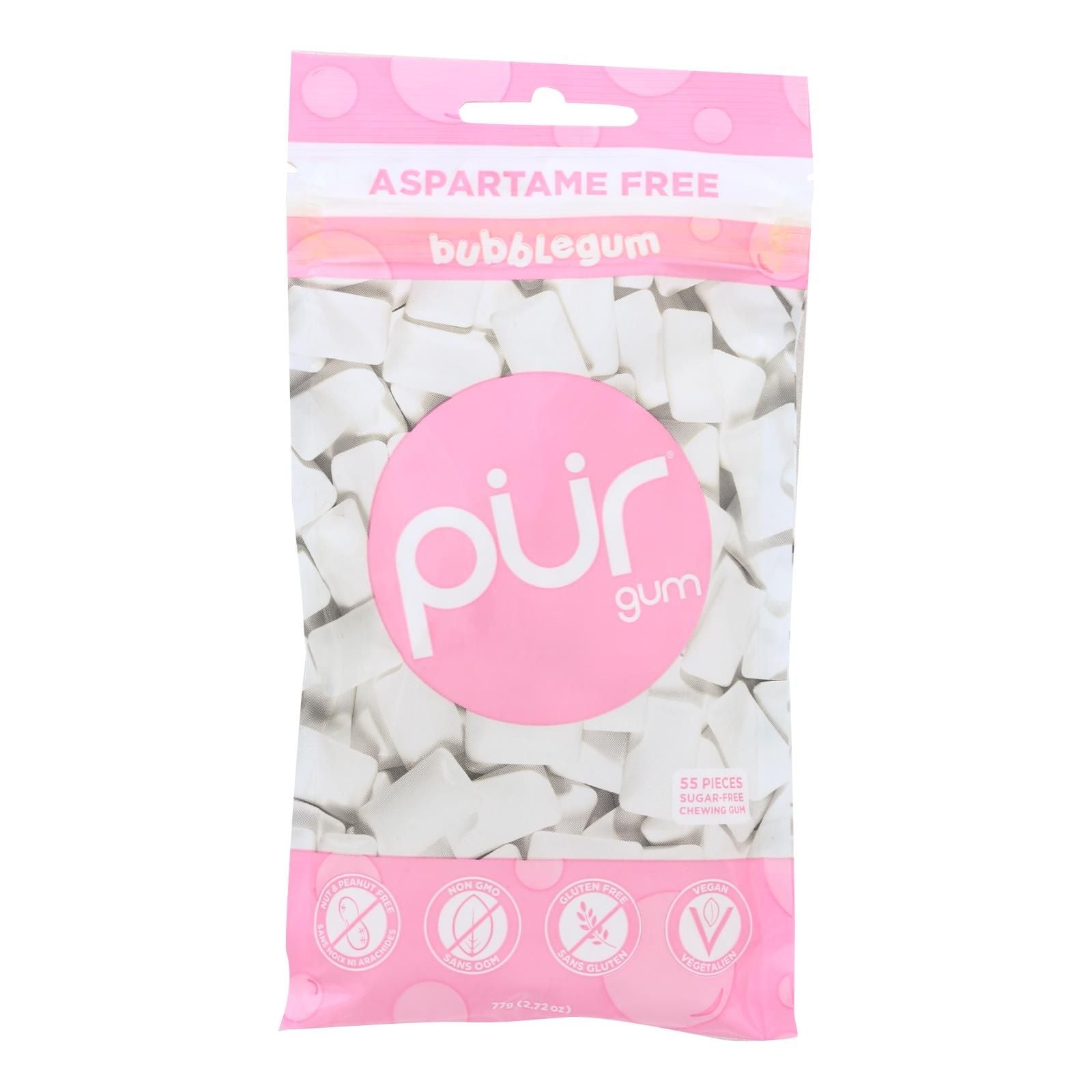Pur Gum Gum - Bubble - Case Of 12 - 77 Gm image 1
