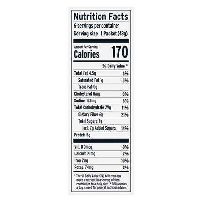 Purely Elizabeth - Oatmeal Chocolate Chunk 6pk - Case Of 6-9.12 Oz image 3