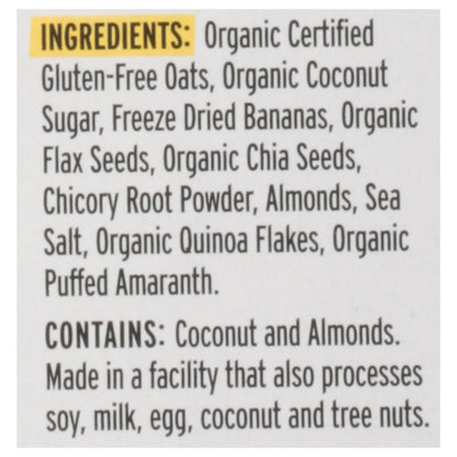 Purely Elizabeth - Sugar Free Oatmeal Banana Nut - Case Of 6-9.12 Oz image 3