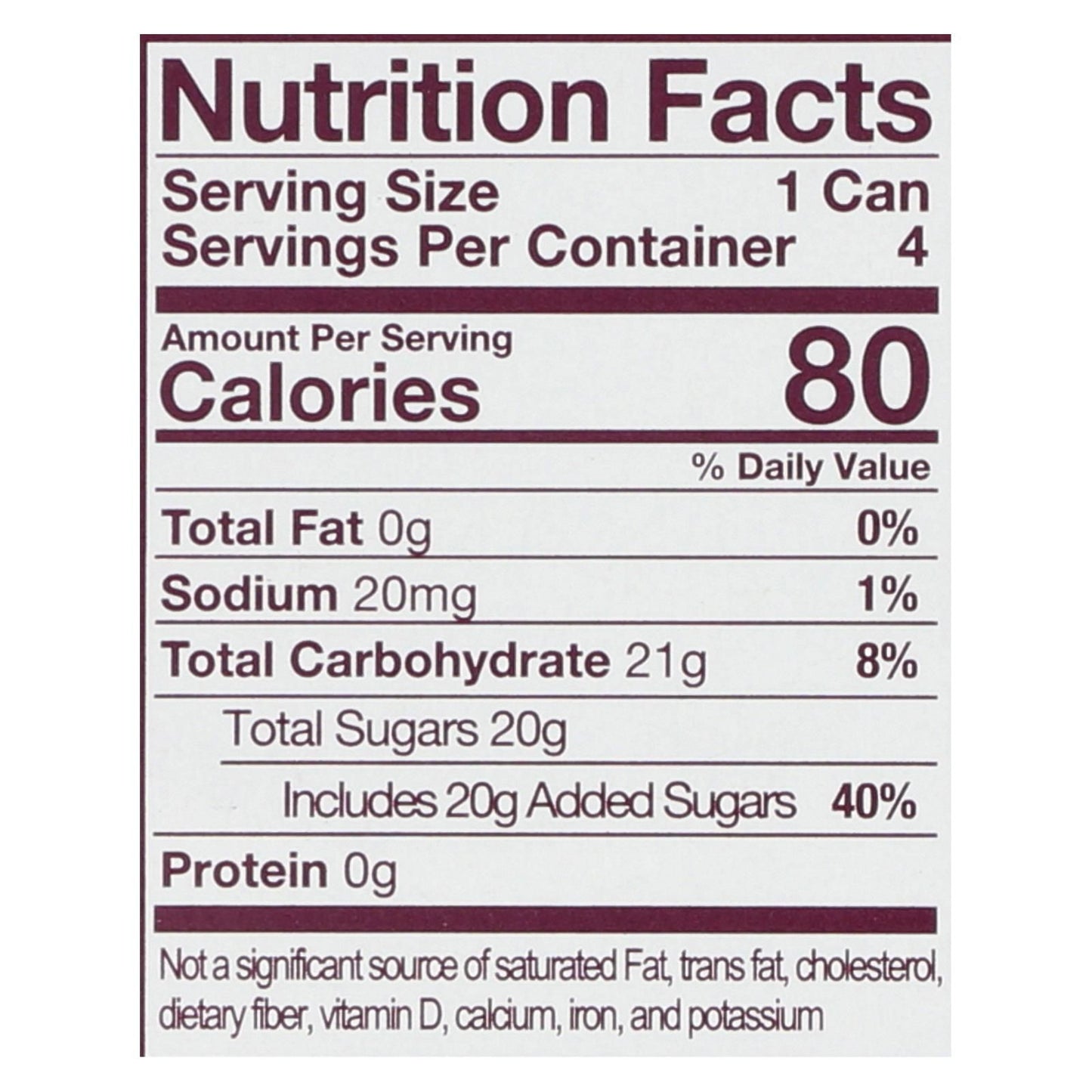 Q Drinks Soda - Ginger Beer - Can - Case Of 6 - 4/7.5fl Oz image 3