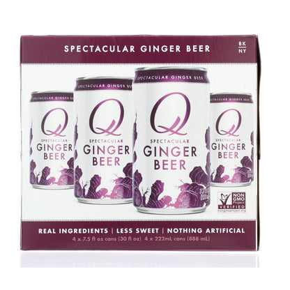 Q Drinks Soda - Ginger Beer - Can - Case Of 6 - 4/7.5fl Oz image 2