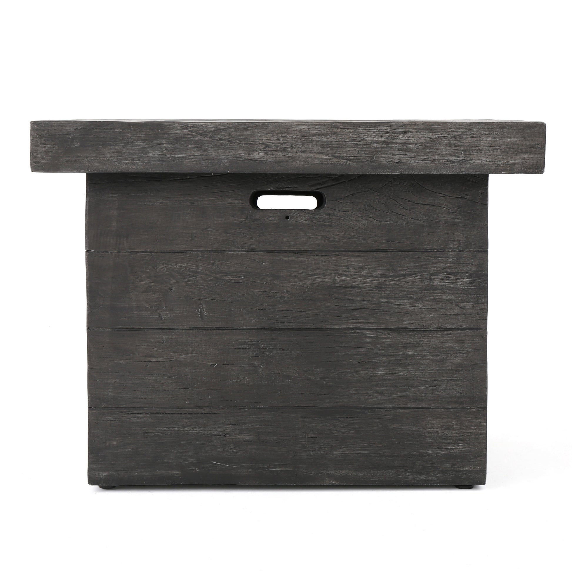 ANCHORAGE 32'' WOOD SQUARE MGO FIRE PIT GREY - 40,000 BTU image 11
