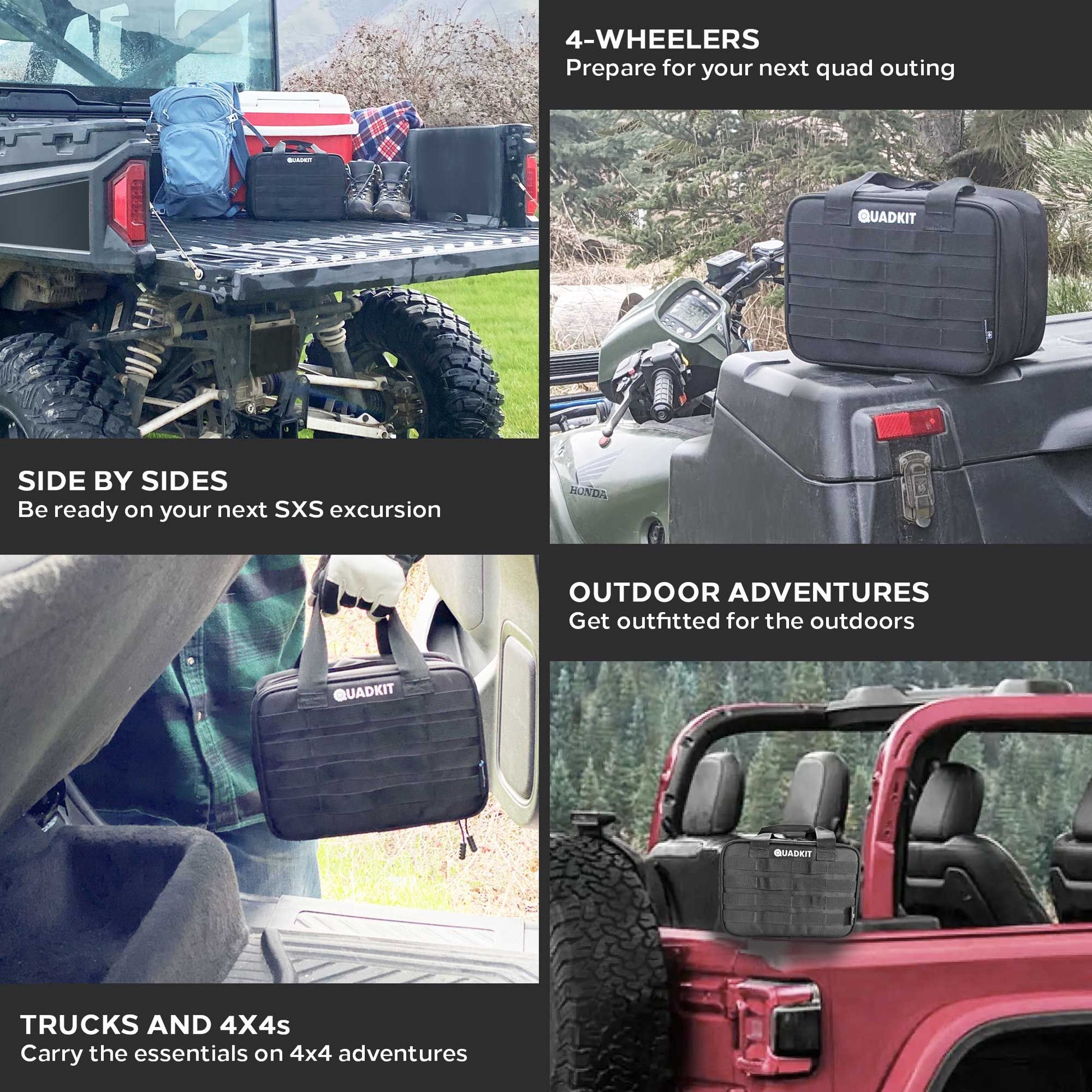 QUADKIT ATV Emergency Kit (106 Essential Items) for ATV;  UTV;  SxS;  4 Wheelers;  Quads;  Side by Sides;  4x4s;  Off-Ro image 5