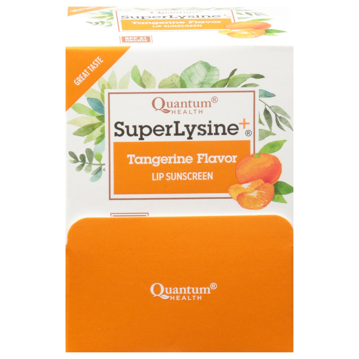 Quantum Research Lip Protectant - Super Lysine Plus Coldstick - Spf 21 - Tangerine Flavor - 1 Count - Case Of 18 image 1