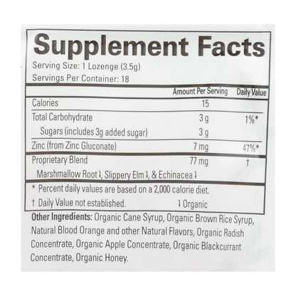 Quantum Research Thera Zinc Lozenges - Blood Orange - 18 Count image 3