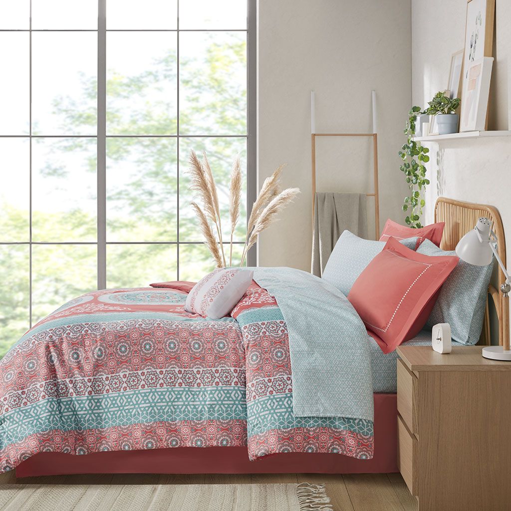 Queen Boho Comforter Set with Bed Sheets image 12