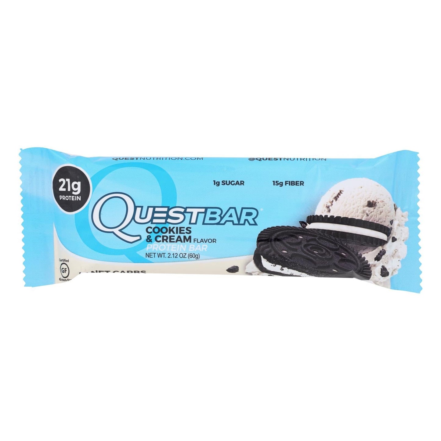 Quest Bar - Cookies And Cream - 2.12 Oz - Case Of 12 image 1