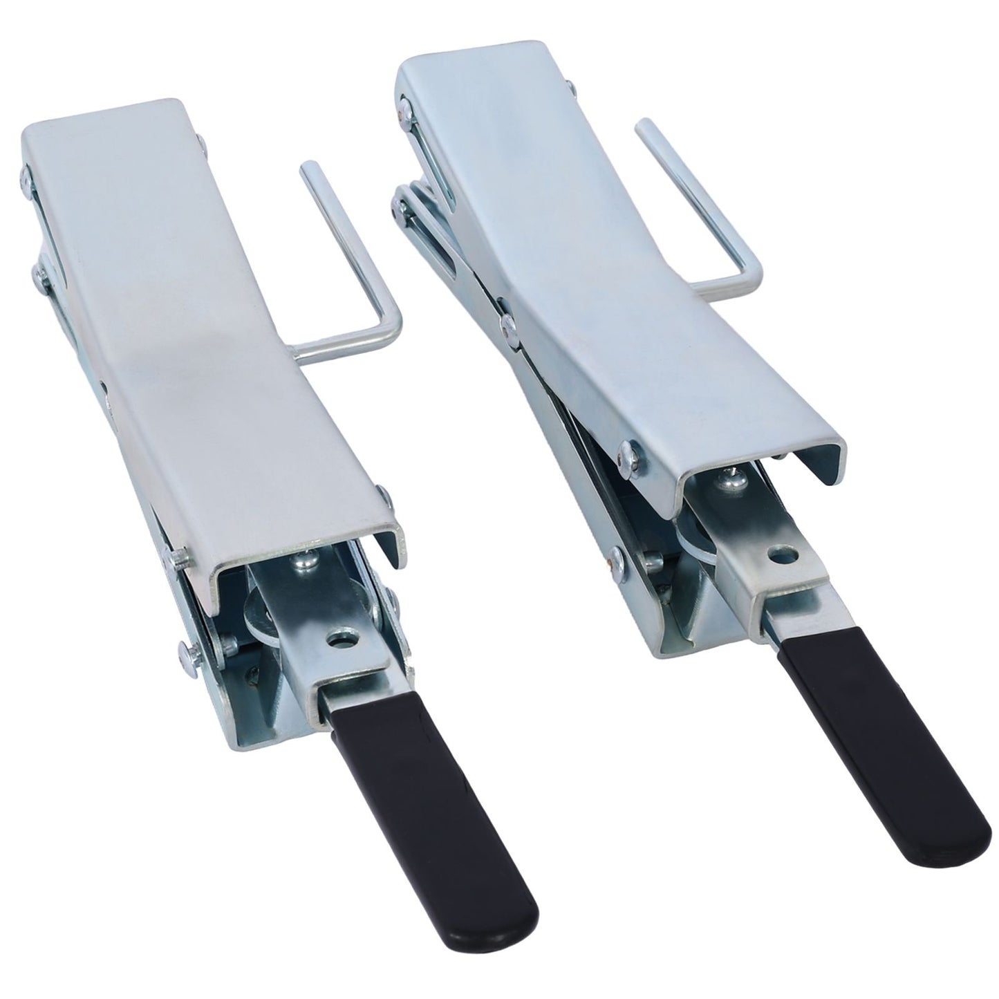 Quick Locking Chock,Axel-Chock Wheel-Stabilizer for RV, Trailer, Camper - Universal Quick-Lock Tire-Stop for Dual Axle V image 7
