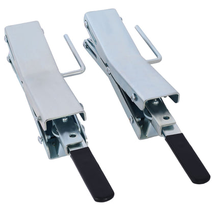 Quick Locking Chock,Axel-Chock Wheel-Stabilizer for RV, Trailer, Camper - Universal Quick-Lock Tire-Stop for Dual Axle V image 7
